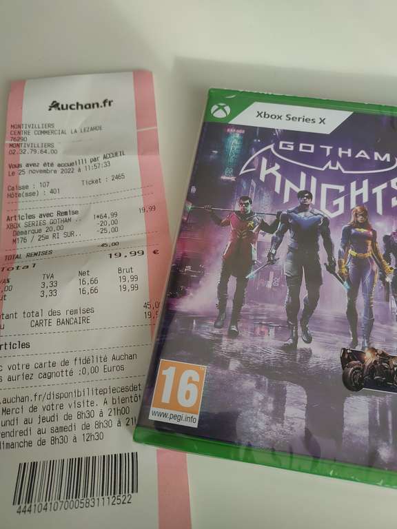 Gotham Knights sur Xbox One, Series X (Montivilliers 76)