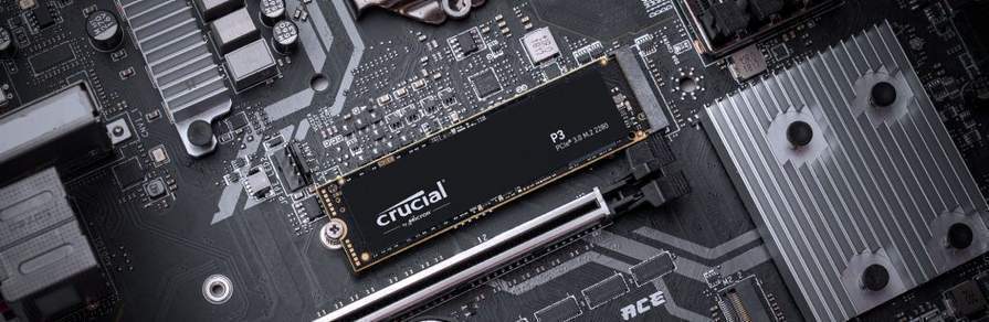 Crucial P3 4To M.2 PCIe Gen3 NVMe SSD interne - Jusqu'à 3500Mo/s -  CT4000P3SSD8