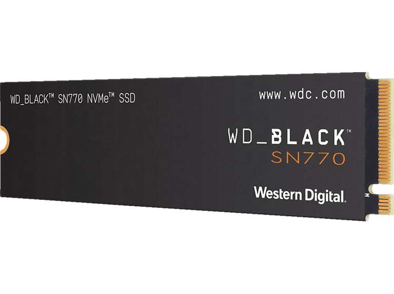SSD interne M.2 NVMe 4.0 Western Digital WD_Black SN770 (WDS200T3X0E) - 2 To (Frontaliers Allemagne)