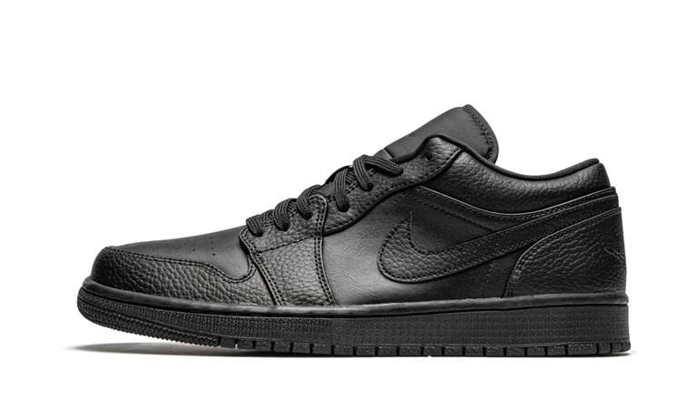 Chaussures homme Nike Air Jordan 1 Low Triple Black, Taille 40