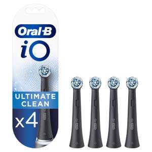 Lot de 4 Brossettes Oral-B iO Ultimate Clean Noires