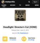Deadlight: Director's Cut sur Xbox One (Dématérialisé)