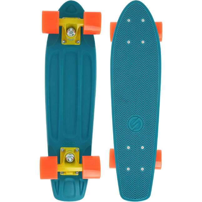Cruiser skateboard yamba Oxelo 100 - bleu corail