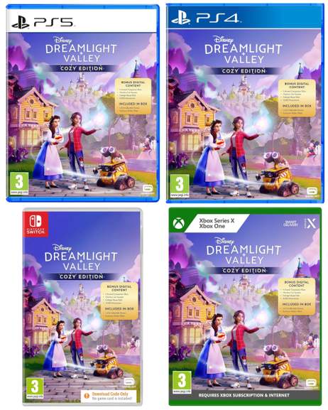 Disney Dreamlight Valley - Cozy Edition sur PS5, PS4, Xbox Series X & Xbox  One, Nintendo Switch (code-dans-la-boîte) –