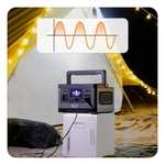 Station électrique portable Flashfish P63 - 500W / 520 Wh, LiFePo4 (Entrepôt EU)