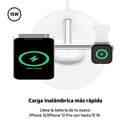Station de recharge Belkin BoostCharge Pro avec Magsafe pour iPhone + Apple Watch + Airpods