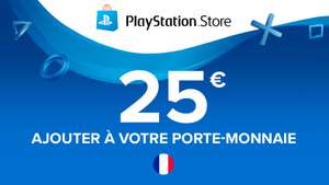 Carte PSN : PlayStation Network de 25€ (Dématérialisé)