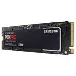 SSD interne M.2 NVMe 4.0 Samsung 980 Pro (MZ-V8P2T0BW) - 2 To (+5.90€ en Rakuten Points)