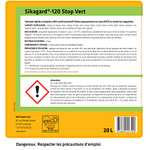 Traitement algicide et fongicide Sikagard anti-traces vertes prêt à l'emploi, 20L