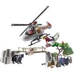 Jouet Playmobil 70663 - Unités de secouristes avec hélicoptère
