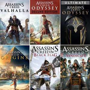 Sélection de jeux Assassin's Creed sur Xbox en promotion (Dématérialisés - Store BR) - Ex : Assassin's Creed Odyssey - Édition Ultimate