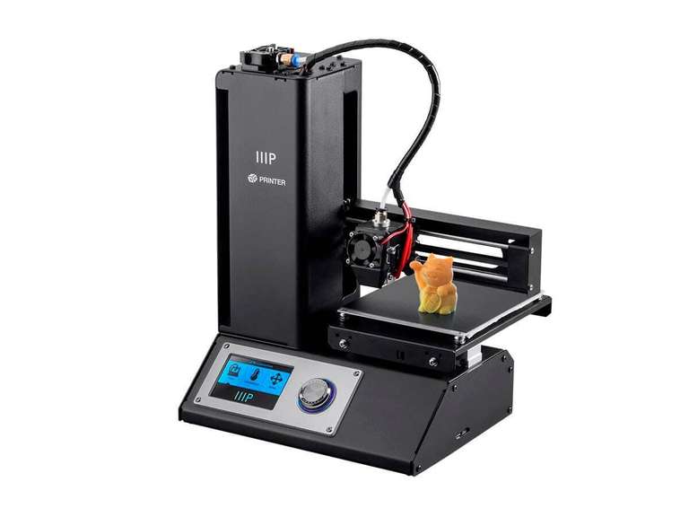 Imprimante 3D Monoprice Select Mini V2 - Pré-assemblée et calibrée, Plateau chauffant, Ecran IPS, Volume d'impression 12 x 12 x 12 cm