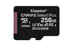 Carte mémoire microSDXC Kingston Canvas Select Plus - 256 Go