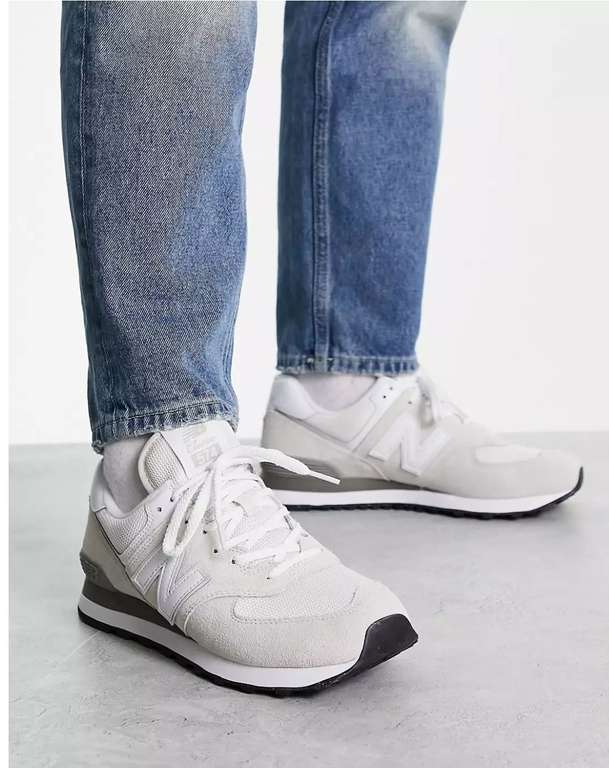 Chaussures New Balance 574 - Gris / Blanc cassé, Tailles 36 au 42