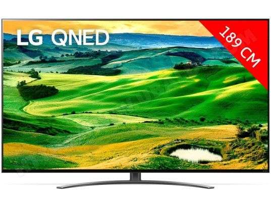 TV 75" QNED LG 75QNED81 - 4K UHD, 120 Hz, Dolby Atmos, HDR10 Pro, HDMI 2.1, VRR/ALLM/eARC (Via ODR 200€)