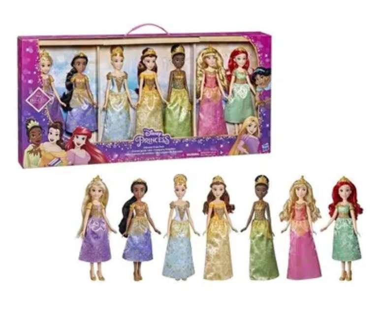 Lot de 7 poupées Disney Princesses