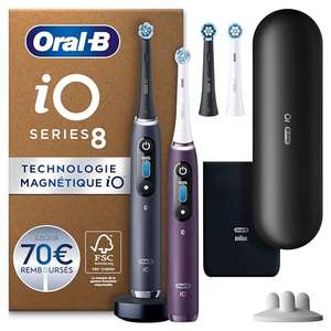 Lot de 2 brosses à dents électriques Oral-B iO Series 8 Plus Edition