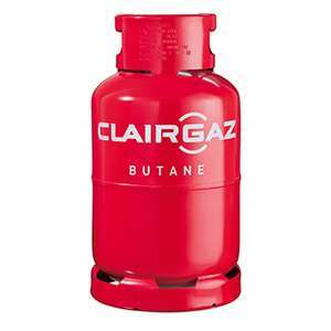 Bouteille de gaz Clairgaz Butane consigne comprise - 13kg (ou Propane 11kg  à 24.90€) –