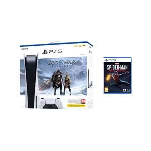 Pack console Sony PS5 Standard + God of War Ragnarok + Spiderman Miles Morales