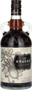 Bouteille de spiritueux à base de rhum The Kraken Black Spiced Spirit - 700 ml