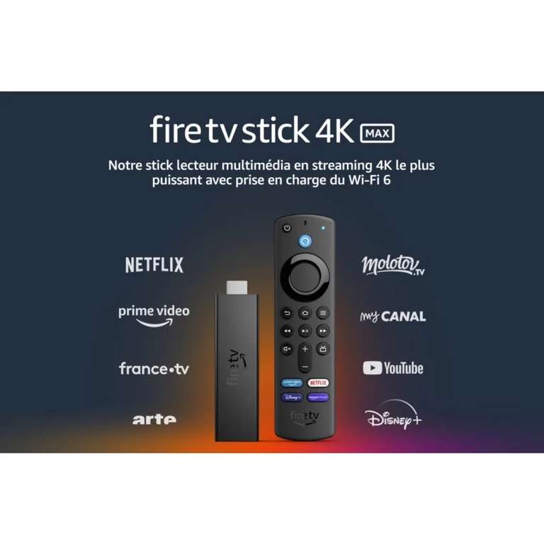 Passerelle multimédia Amazon Fire TV Stick 4K Max