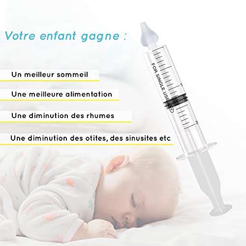 4 seringues nasales pour bebe avec boîte (vendeur tiers)