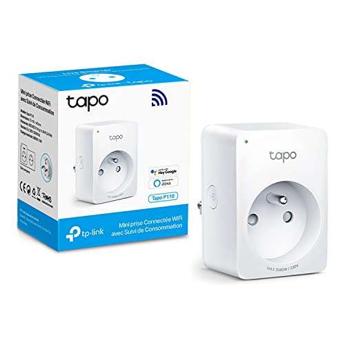 Mini prise connectée Wifi avec suivi de consommation TP-LINK Tapo