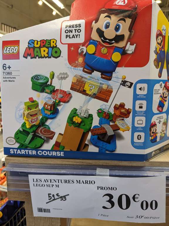 LEGO Super Mario - Pack de Démarrage Les Aventures de Mario (71360) - Intermarché l'Union St Caprais (31)