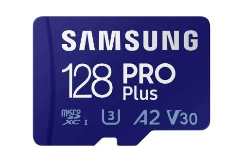 Carte mémoire microSDXC Samsung Pro Plus 128 Go - Bleu