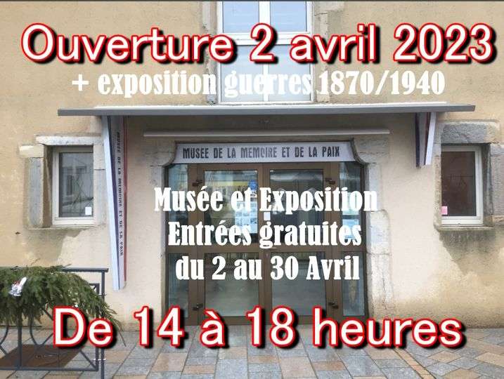 Entrée gratuite au Musée de la Mémoire et de la Paix - Clerval (25)