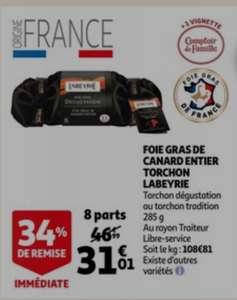 Foie gras torchon Labeyrie - 285g