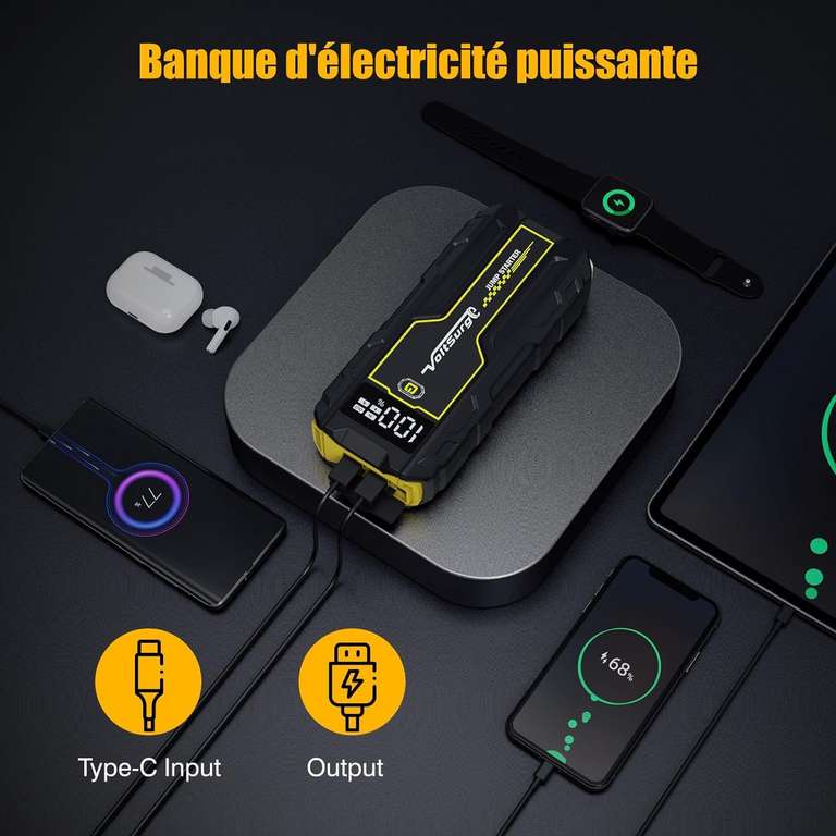 Booster batterie 4500A VoltSurge (via coupon - vendeur tiers)