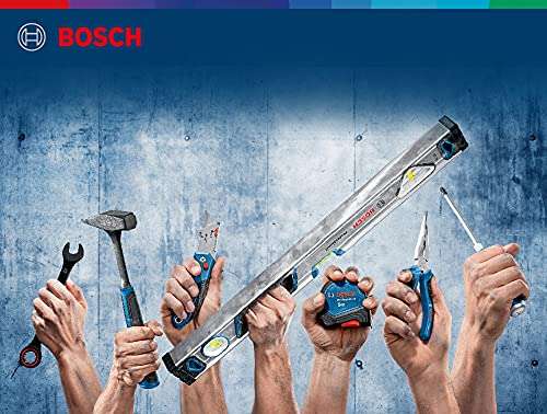 Jeu de 10 clés polygonales Bosch Professional avec fonction cliquet (8 - 19 mm, acier au chrome vanadium, mallette de transport).