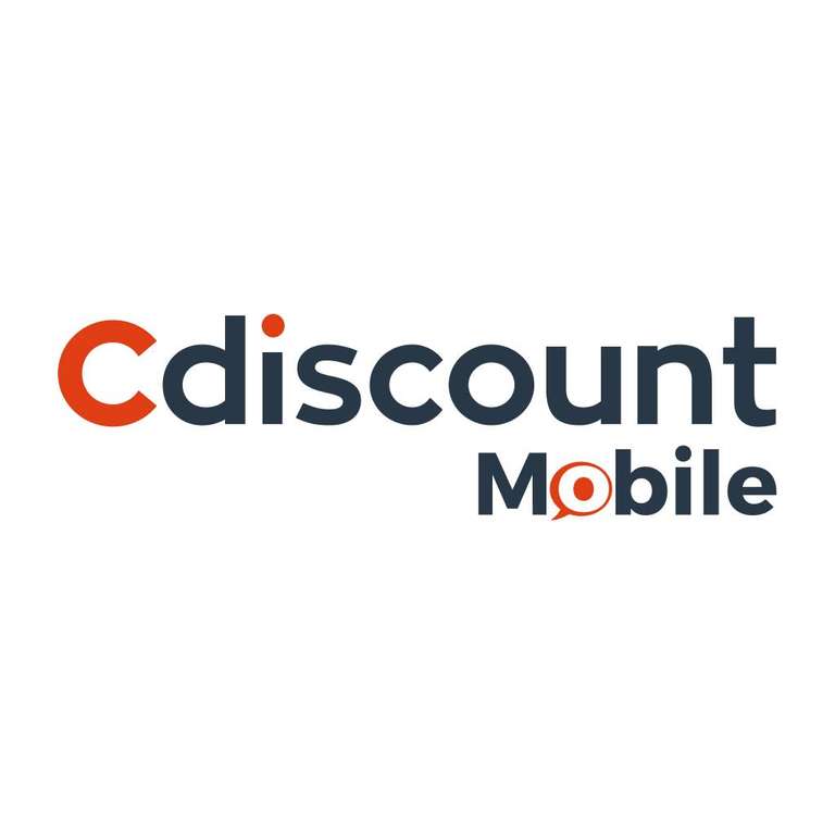 Forfait mensuel Cdiscount Mobile - appels/SMS/MMS illimités + 140 Go de DATA en France & 15 Go en EU/DOM - pendant 12 mois (sans engagement)