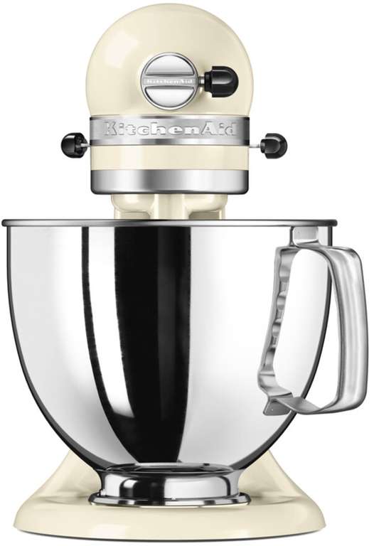 Robot pâtissier Kitchenaid Artisan 5KSM125EAC - Bol 4.8l, : Kit pâtissier : Fouet, Batteur, Pétrin, Crème (+ 126 cagnottés pour les CDAV)