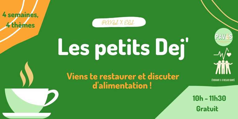 [Étudiants] Petits déjeuners gratuits - CAFéS Paris (75)