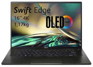 PC Portable 16" Acer Swift Edge SFA16 - OLED 4K, Ryzen 5 6600U, DDR5 16Go 6400MHz, SSD 512Go, Radeon 660M, 1.17 kg (+ Jusqu'à 224.75€ en RP)