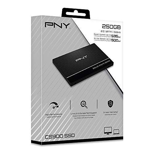 SSD Interne PNY CS900, 2.5 pouces, 250Go