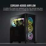 Boitier PC Corsair 4000D Airflow - ATX (via coupon)