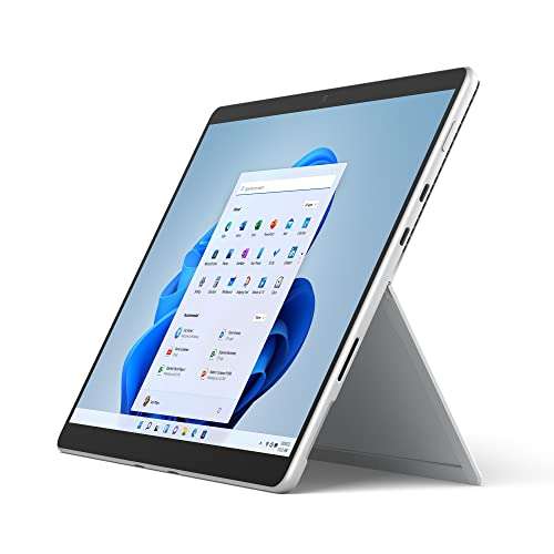 Pack Amazon Tablette 11" Microsoft Surface Pro 8 - i5, 8 Go RAM, 128 Go SSD + Clavier AZERTY + Souris