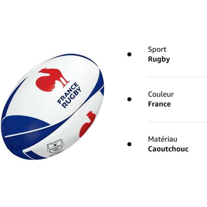 Ballon de Rugby Gilbert supporter France - Taille 5