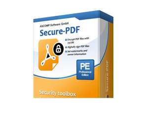 Secure-PDF: Boîte à outils de sécurité pour les fichiers PDF, y compris le cryptage et la signature gratuit sur PC (Dématérialisé)