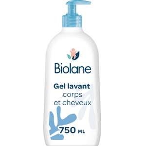 Gel douche Biolane bebe corps et cheveux 2 en 1, 750ml (via coupon et abonnement)