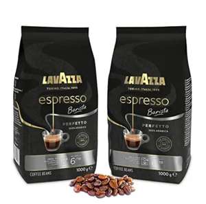 2 paquets de café en grains Lavazza Barista Perfetto – 2x1kg (soit 9,37€ le kilo)