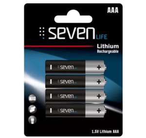 Paquet de 4 Piles rechargeables Sevenlife 220 Mah AAA (Via retrait magasin)