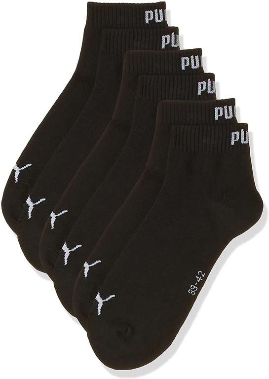Lot de 3 paires de chaussettes de sport Puma noires (Taille 42)