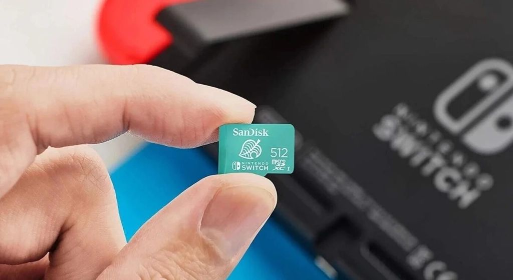 Carte microSDXC SanDisk 512 Go - Sous licence officielle Nintendo Switch