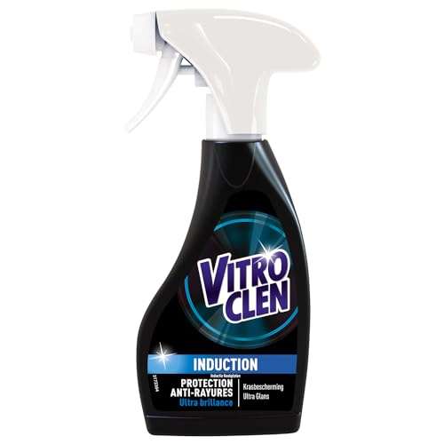 Spray Nettoyant Plaque Induction Vitroclen avec Protection Anti-Rayures - 250 ml