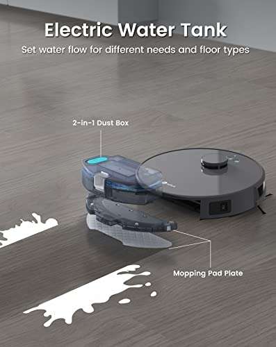 Robot Aspirateur LEFANT M1 Navigation LDS 2 en 1 APP/WIFI/Alexa