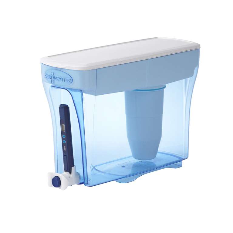 Carafe filtrante d'eau ZeroWater - 5.4L, en 5 étapes